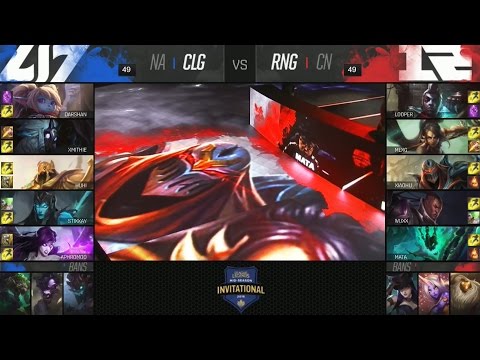 CLG vs RNG Highlights - COUNTER LOGIC GAMING vs ROYAL NEVER GIVE UP - 2016 MID-SEASON INVITATIONAL