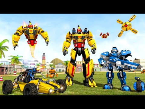 Flying Ghost Robot Car Transform * Android Gameplay