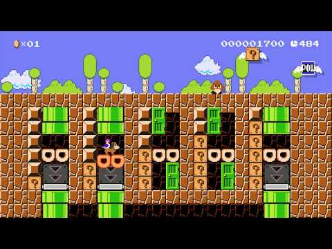 Duck Hunt! ⚡️ by DonkeyMint ⚡️ SUPER MARIO MAKER Raw GAMEPLAY