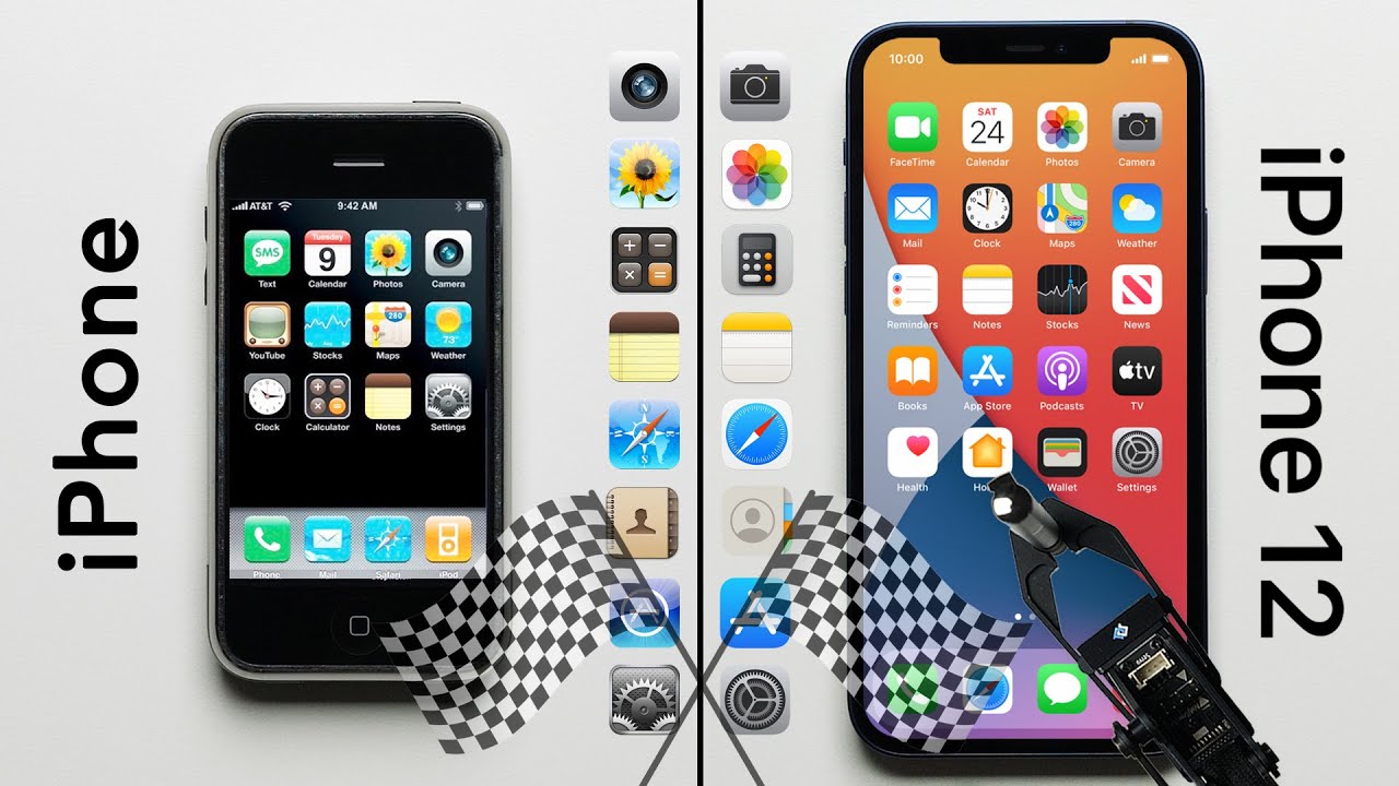 Original iPhone vs. iPhone 12 Speed Test