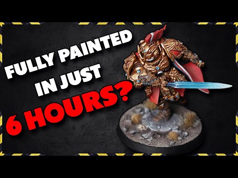 HIGH QUALITY SPEEDPAINT!! 6 HOURS START TO FINISH!! Easy ways to speed up your painting on any mini!