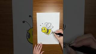 Coloring a honey bee