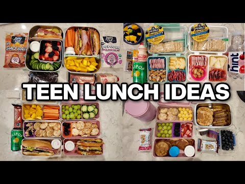 Teen Kid Lunch Ideas - Hot Meals, Charcuterie, & Snacks |WEEK 1|