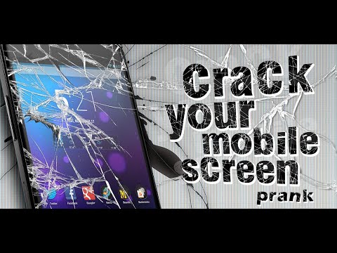 Crack your Mobile Screen prank Video