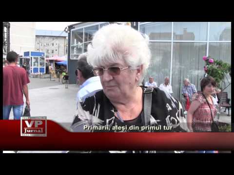 Primarii, aleși din primul tur