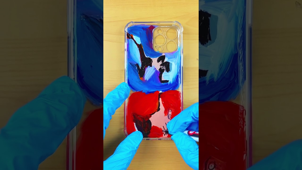 Pinté a Goku vs Jiren en Funda para Celular 😏