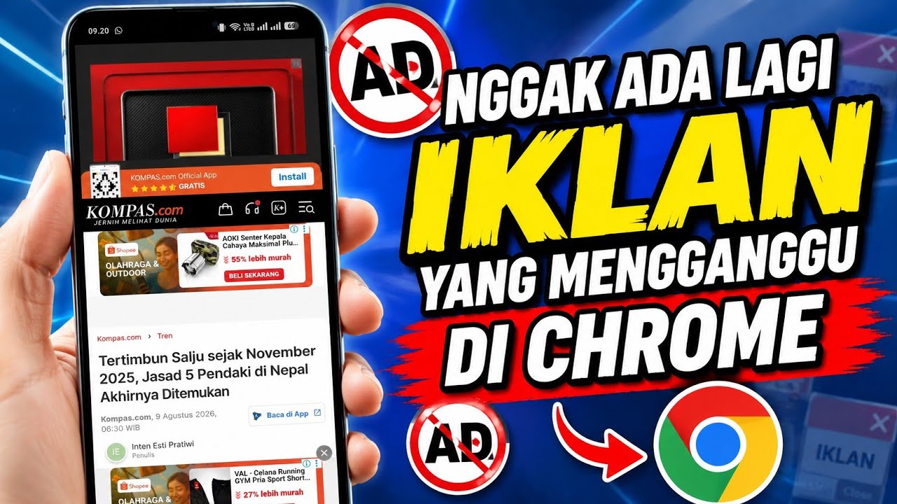 Cara Menghilangkan Iklan di Chrome Android dengan Mudah