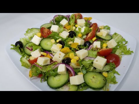 , title : 'Jinsi ya kutengeneza salad nzuri ya ki greek | Greek salad recipe'