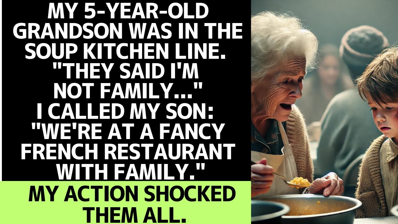 My 5-year-old grandson in a soup kitchen line: 'They said I'm not family...