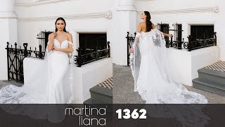 Lace Train Vintage Wedding Dress | Martina Liana 1362