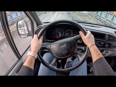 1994 Ford Transit [2.5 TD 85HP] |0-100| POV Test Drive #1954 Joe Black