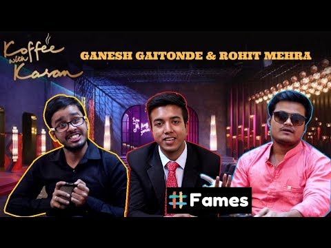 sagar dubey Coffee with karan (spoof), Acted as rohit mehra