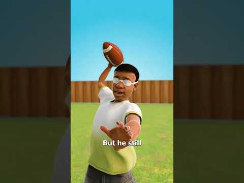 The Blind Kid Quarterback 😮