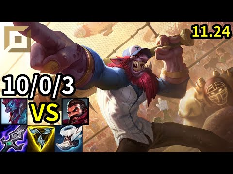 Trundle Top vs Graves - KR Master | Patch 11.24