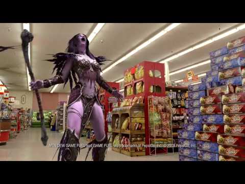 World Of Warcraft Mountain Dew Game Fuel Commercial