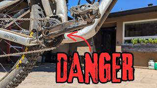 Shimano MTB Crank Failure || Don't Let This Happen To You!