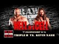 TRIPLE H VS KEVIN NASH HELL IN A CELL FULL RIVALRY WWE 2K18
