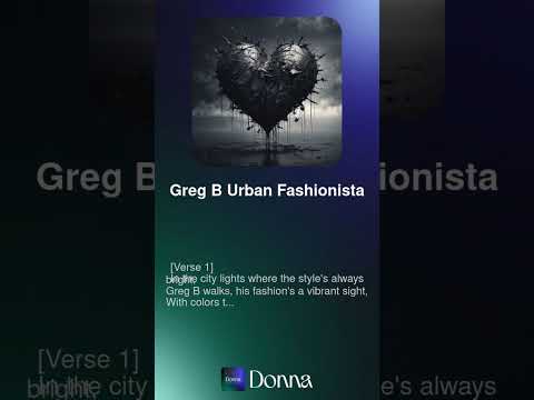 Greg B. Urban Fashionista
