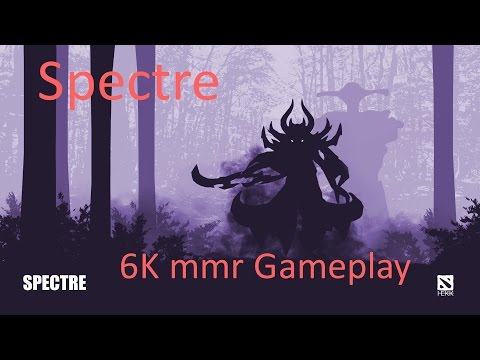 Spectre , a whole team cant kill him [ 6k mmr Ranked dota 2 gameplay ]