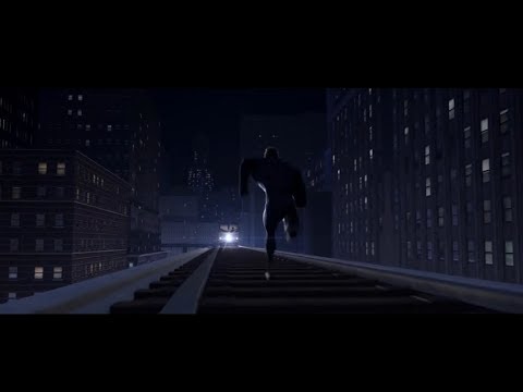 Trainspotting Scene from The Incredibles (2004)