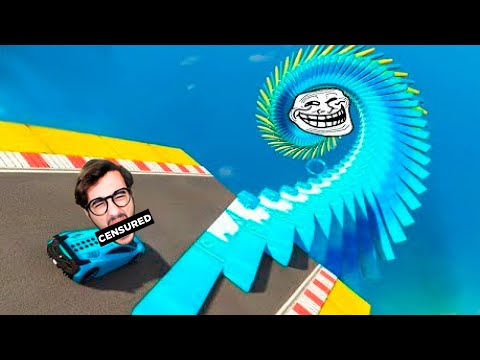 COMPLETO LA MEGA RAMPA FACE TO FACE DI GTA 5!