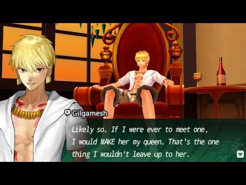 Fate/Extra CCC (English Patch) Asking Gilgamesh What he prefers?