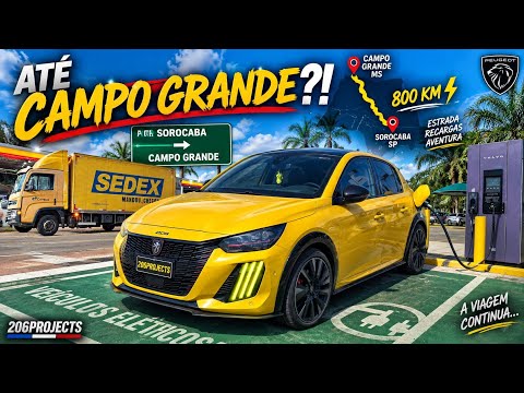 1600 KM DE e-208! ⚡ JF → CAMPO GRANDE | PARTE 2