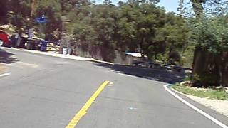 preview picture of video 'Biking in the Santa Monica Mountains: Descent from Saddle Peak (raw and uncut)'