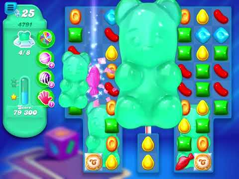 Candy Crush Soda Saga 4K (Level 4791 - 4795)