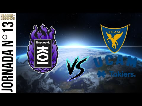 Finetwork KOI VS UCAM Tokiers JORNADA 13 SUPERLIGA VERANO 2022 LEAGUE OF LEGENDS