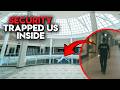 Security TRAPPED Us Inside An Abandoned Mall Hiding In The BACKROOMS
