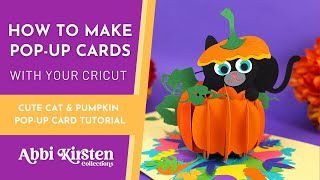 DIY Pop-Up Pumpkin Greeting Card Craft For Halloween