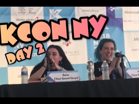 KCON NY 2018 VLOG: CONVENTION DAY 2, OUR PANEL & RECEIVING AN AWARD!!