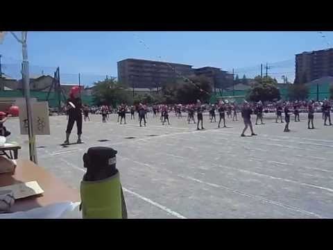 土気南小学校平成27年度の運動会：エイサー踊り