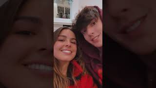 Addison Rae & Bryce Hall playing with the filter | instagram live 11/5/2020