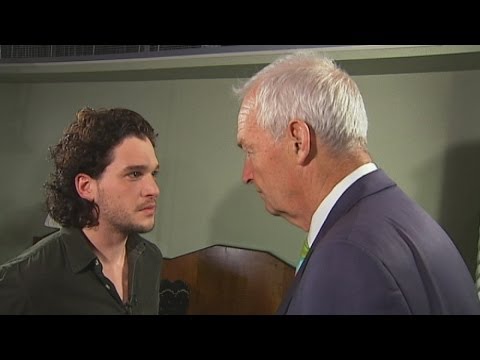 Channel 4's Jon Snow meets Game of Thrones' Jon Snow