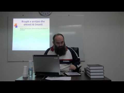 Imani - Besimi  - Hoxhë Bekir Halimi (Seminari: Njihe fenë tënde)