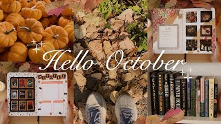 cozy october reset 🍂🎃 journaling, pumpkin patch & fall tbr