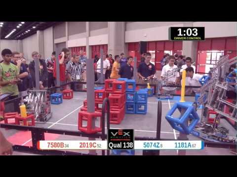 2015 VRC Arts Q138 - 7580B 2019C vs 5074Z 1181A - 42 to 32 - VEX Worlds 2015 - Arts Division