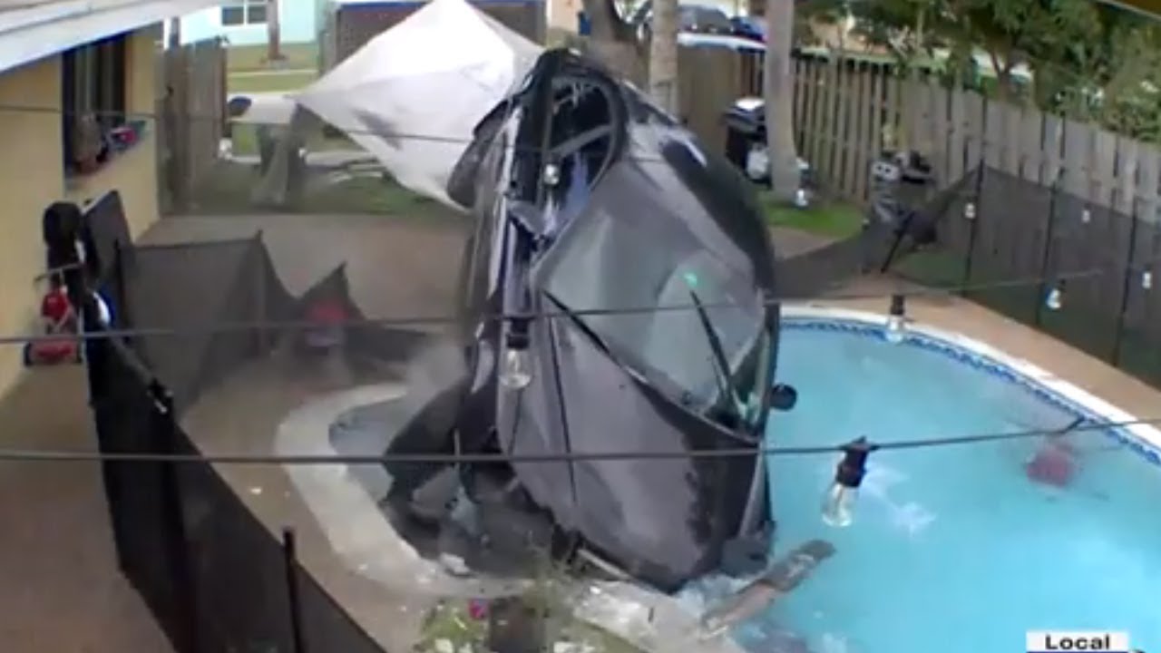S8:E31 – Cars Crashing Into Swimming Pools Compilation – Video Death Loop
