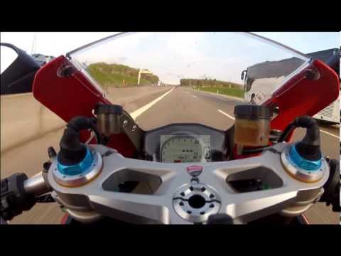Ducati 1199 Panigale S Top Speed Onboard 300+ HD