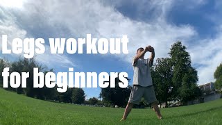 Legs 【Workout】for beginners 初心者の方向け脚トレ【筋トレ】【ASMR】