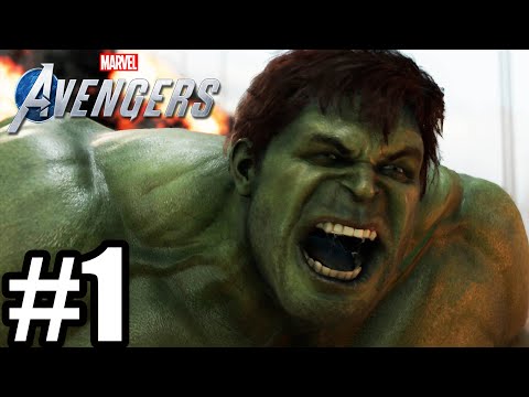 Marvel's Avengers Gameplay Walkthrough Part 1 - PS4 Pro Beta