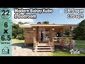 TINY BAHAY KUBO | 18.5 sqm. ONE BEDROOM MODERN BAHAY KUBO | MODERN AMAKAN HOUSE DESIGN