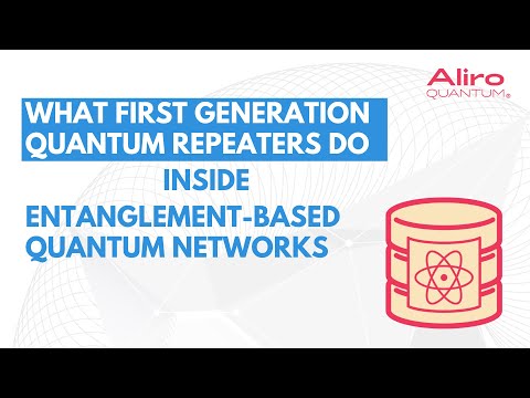 What do first generation quantum repeaters do inside entanglement-based quantum networks?