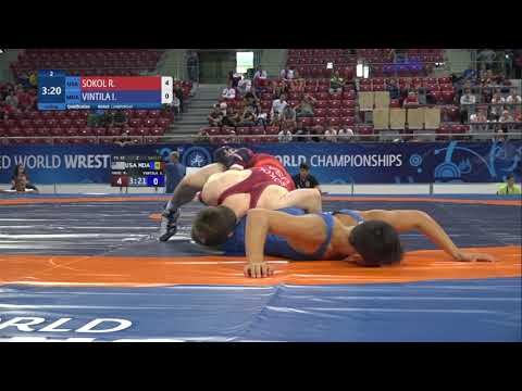 Qual. FS - 65 kg: R. SOKOL (USA) v. I. VINTILA (MDA)