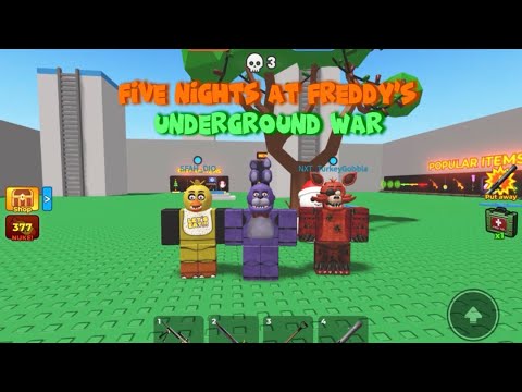 🔥 UNDERGROUND WAR 2.0 [NUKE] x FNAF ☠️ Ft. EVILNOOB & DIO | PRO GAMEPLAY MONTAGE