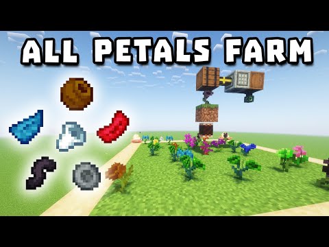 Simple Petal Farm with Jaded Amaranthus! | Botania Automation