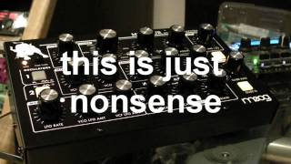 Video thumbnail for moog minitaur demo (by manmademadman) by manmade madman