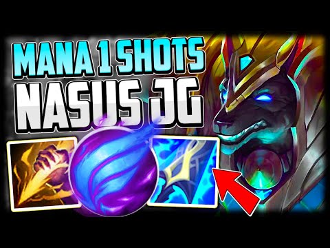 FULL MANA MURAMANA NASUS CAN'T BE STOPPED! (Mana 1 Shots) - League of Legends